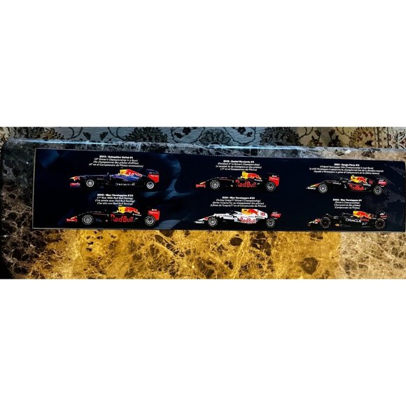 RARE Oracle Red Bull Racing Formula 1 F1 1:43 Scale Die Cast Metal 6 PACK - Picture 14 of 16